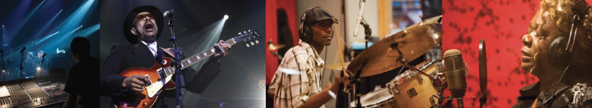 A panorama of live performance, sound production, musicianship and studio recording