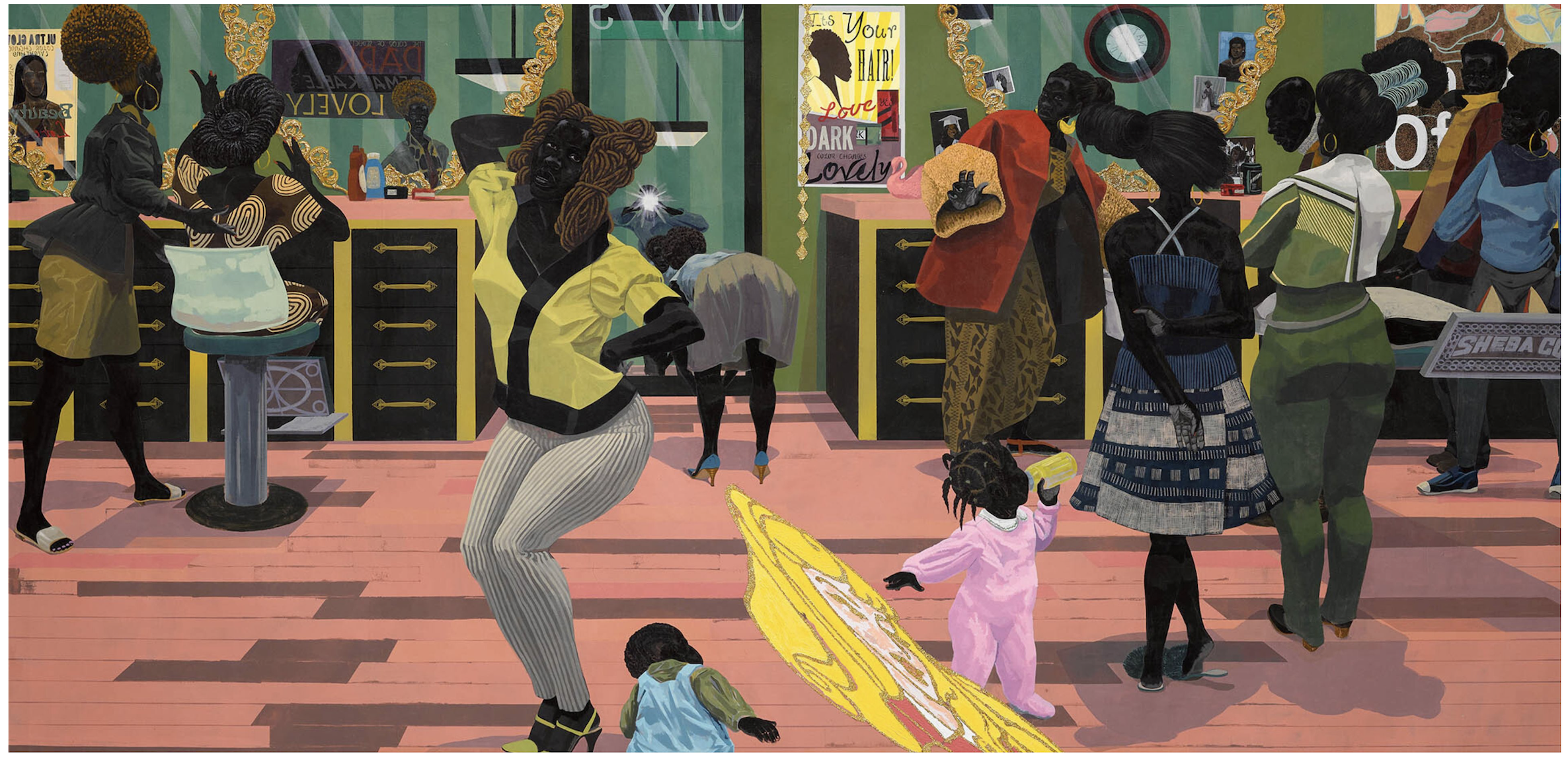 Kerry James Marshall’s painting School of Beauty, School of Culture